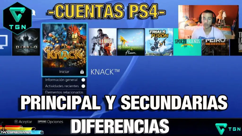 Cuál es la diferencia entre cuenta principal y secundaria PS4 Haras