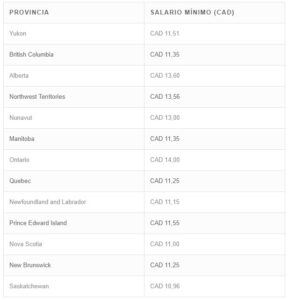 Cuánto es el salario por hora en Canadá Haras Dadinco