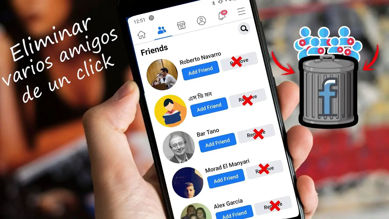 Cómo quitar de amigos en Facebook Haras Dadinco