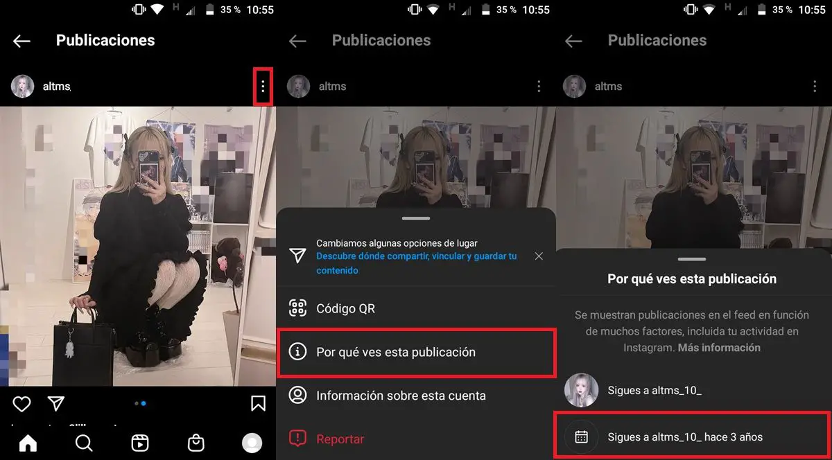 Cuándo empiezas a seguir a alguien en Instagram llega notificación