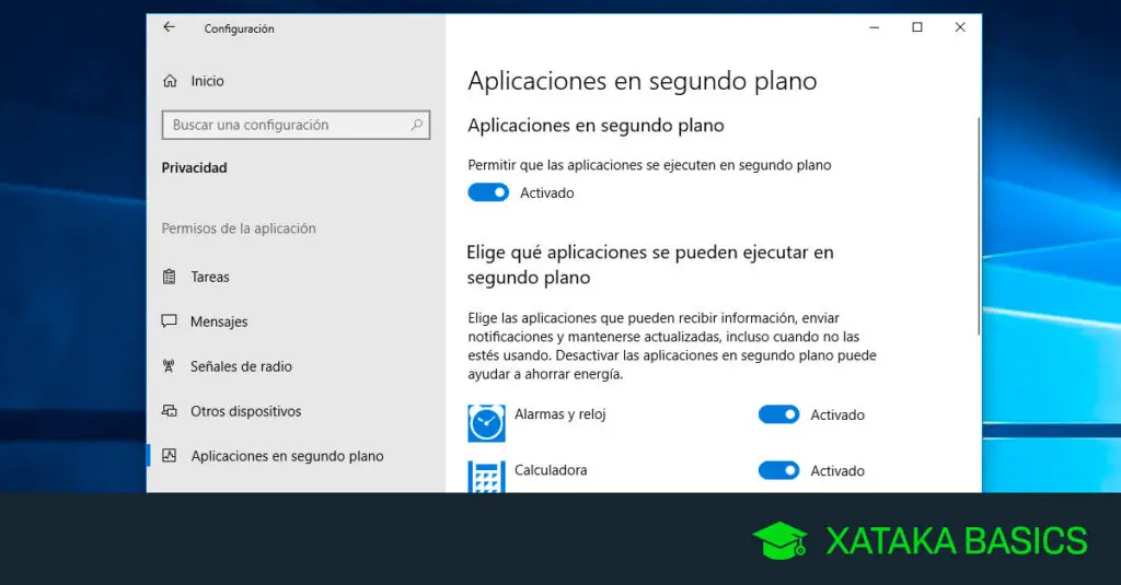 Cómo cerrar todas las aplicaciones en segundo plano Windows 10