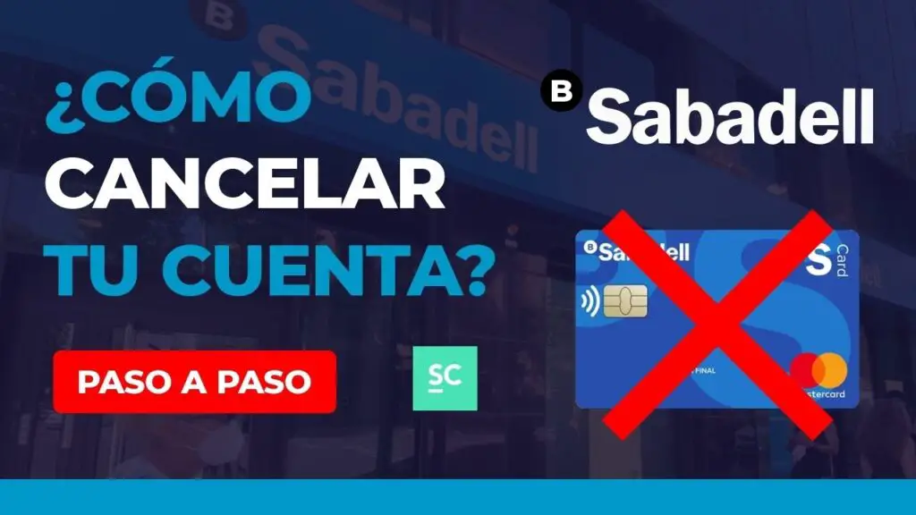 Cómo cancelar una cuenta del Sabadell Online Haras Dadinco