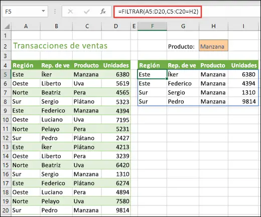 ¿cómo Funciona La Función Filtrar En Excel Haras Dadincoemk 2168