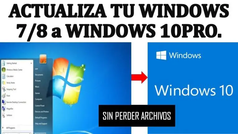 ¿cómo Pasar De Windows 7 A 10 Sin Formatear Haras Dadincoemk 5643