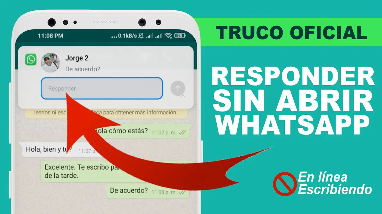 Cómo responder mensajes de WhatsApp sin entrar a la aplicación? - Haras  Dadinco