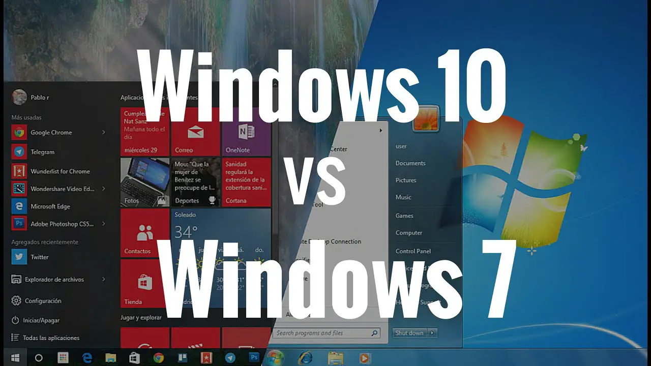 ¿cuál Es La Diferencia Entre El Windows 7 Y 10 Haras Dadincoemk 4511
