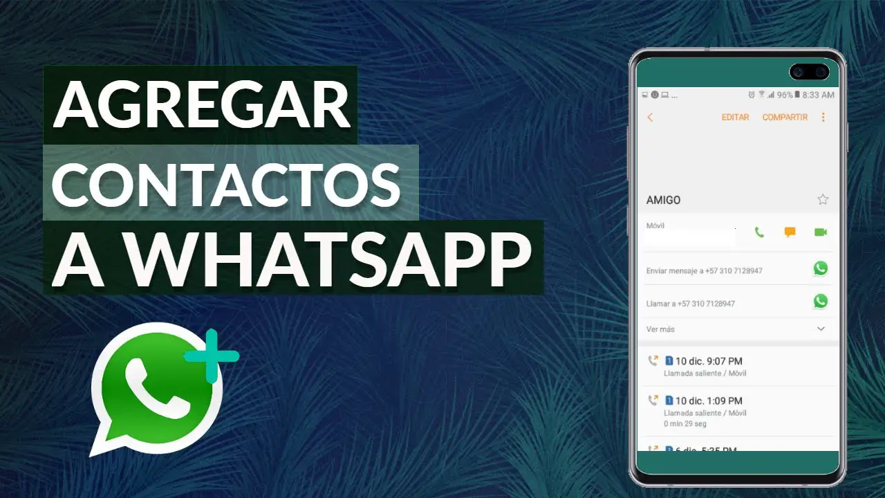 ¿cómo Agregar Contactos A Una Llamada De Whatsapp Haras Dadincoemk 5495