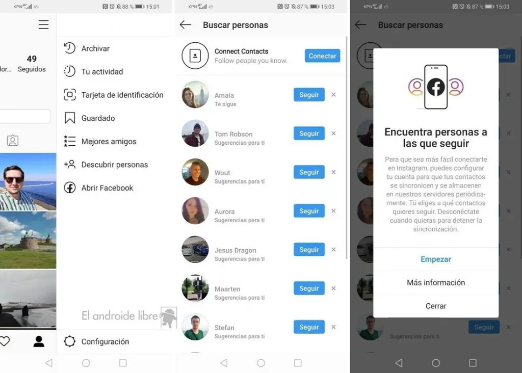 ¿qué Es Y Para Qué Sirve Sincronizar Los Contactos Del Teléfono Con Instagram O Con Facebook