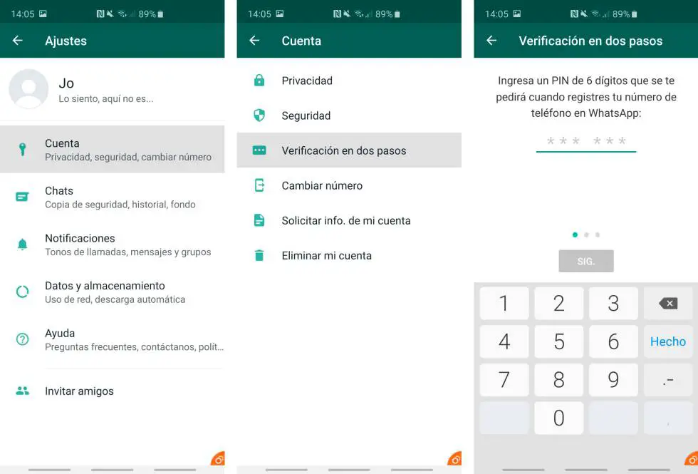 ¿cómo Verificar Mi Cuenta De Whatsapp En Dos Pasos Haras Dadincoemk 9678