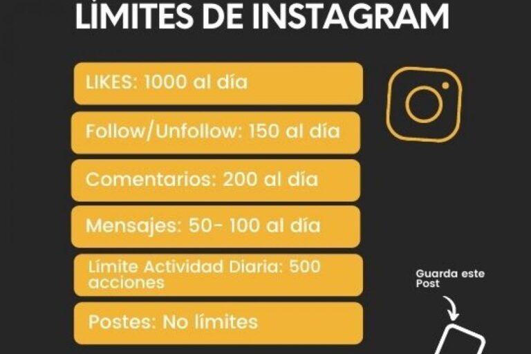 ¿Cuáles son los limites de Instagram? Haras Dadinco