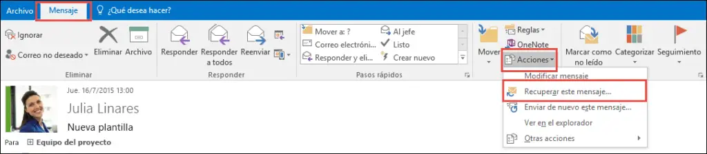 Qu Pasa Si Elimino Un Correo Enviado En Outlook Haras Dadinco