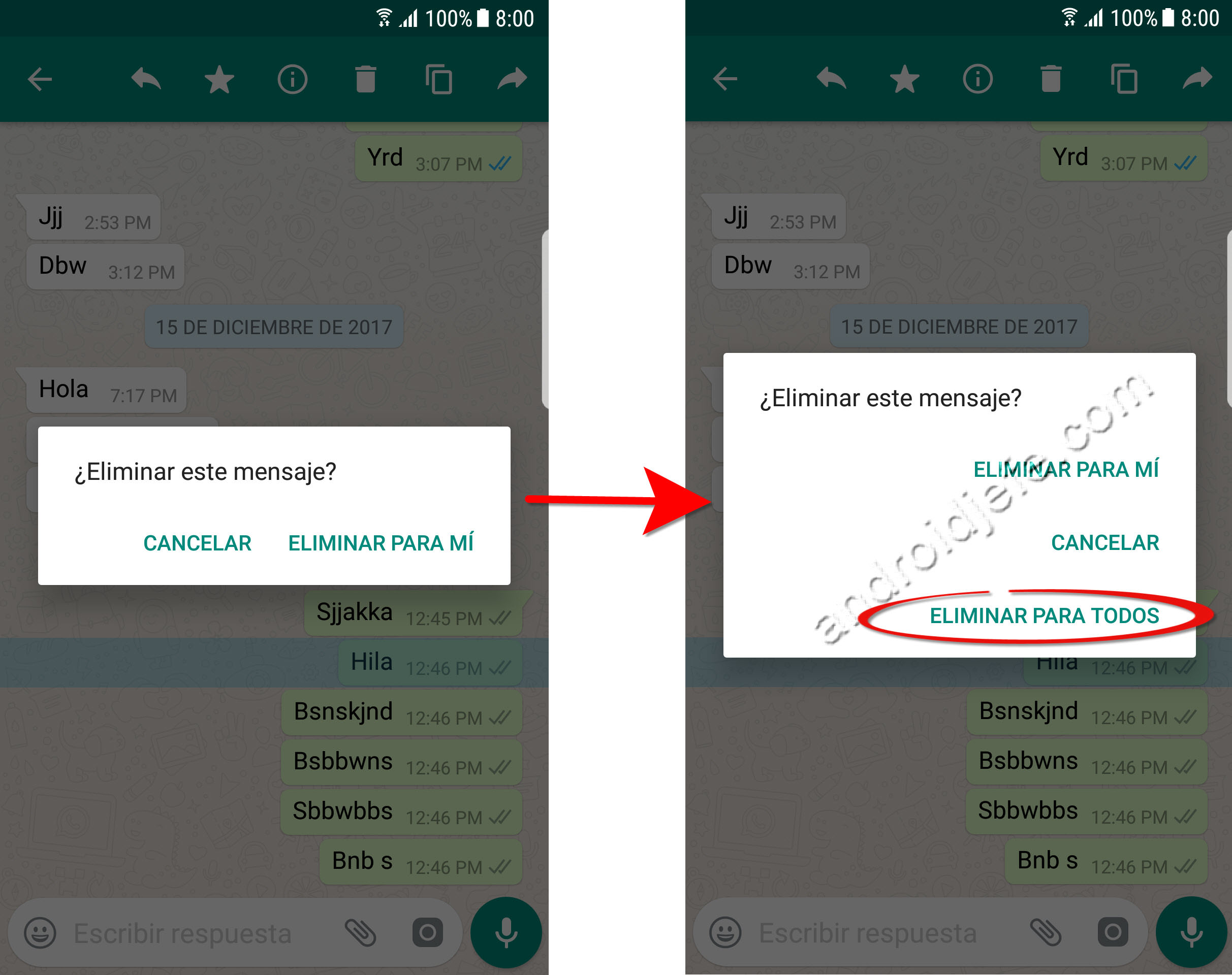 ¿cómo Hacer Para Borrar Un Mensaje Enviado En Whatsapp Haras Dadincoemk 6520