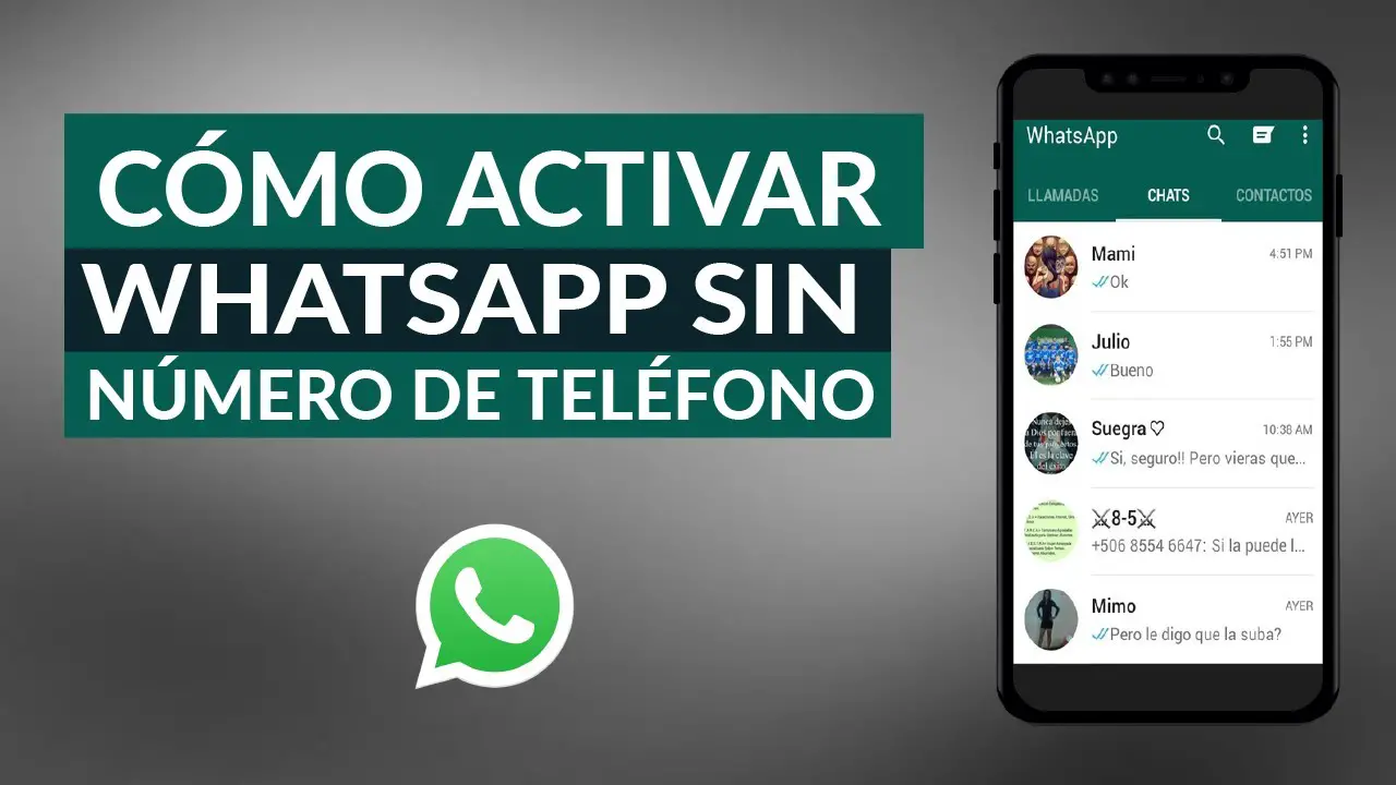 ¿cómo Activar Una Cuenta De Whatsapp Sin Número De Teléfono Ni Sim Haras Dadincoemk 8214