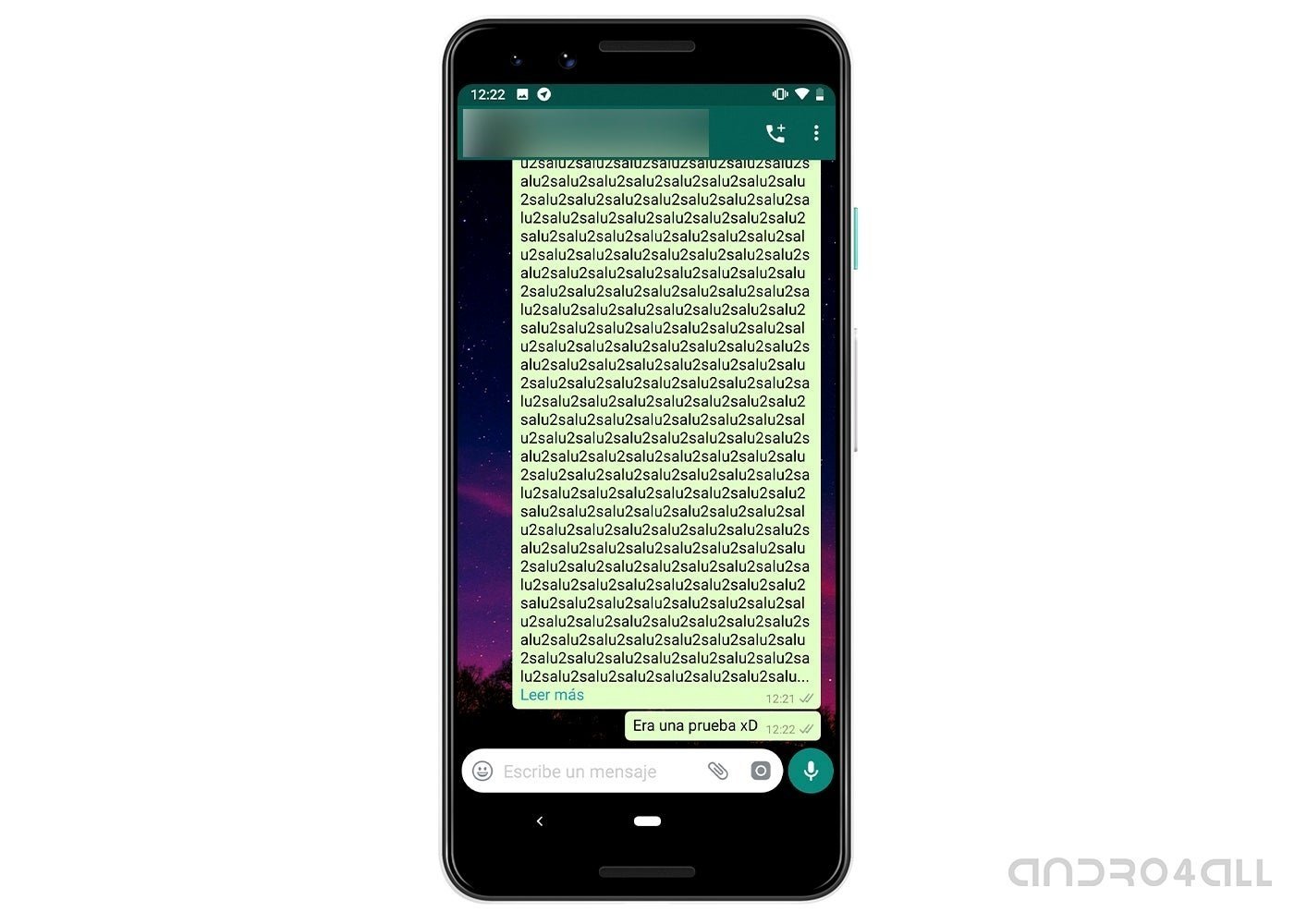 ¿Cómo Enviar Un Mensaje Infinito En WhatsApp? - Haras Dadinco