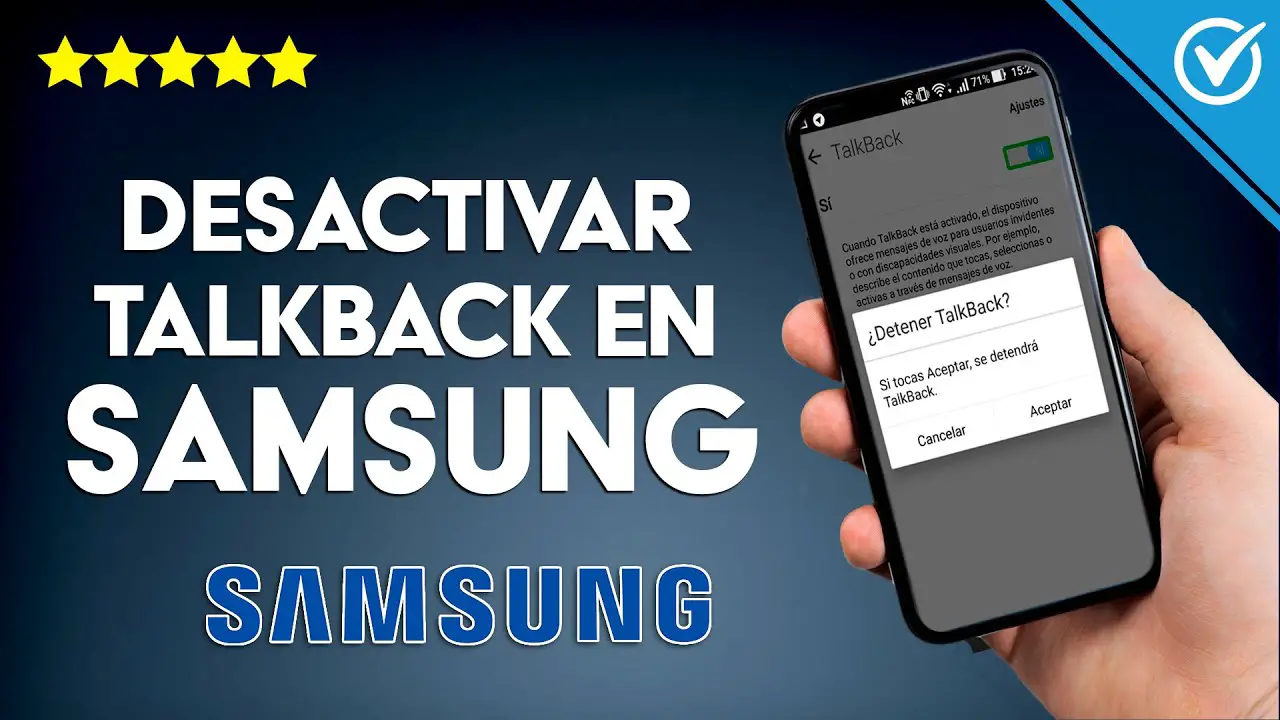 ¿cómo Desactivar Talkback Samsung J6 Haras Dadinco