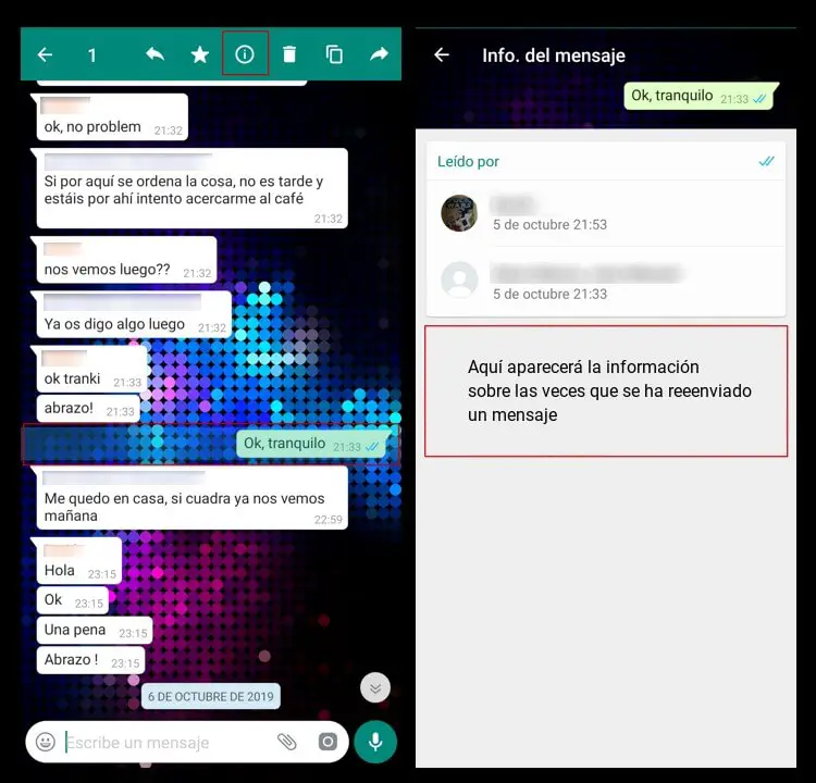 ¿cómo Saber Si Tu Mensaje Fue Reenviado Haras Dadincoemk 7705