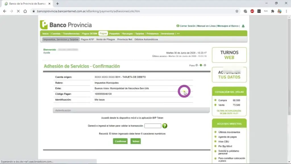 ¿Cómo Realizar Pagos Por Home Banking Banco Provincia? - Haras Dadinco
